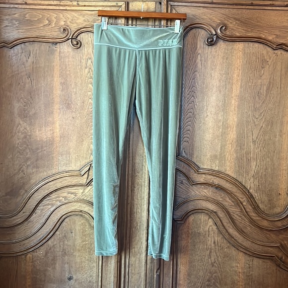 PINK Velvet Green Leggings - Picture 4 of 10
